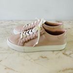 Tory Burch TORY SPORT Ruffled Pink Leather Sneakers - US 9 Photo 2