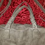 Maurice's Large Gray Crossbody Purse Bag Hippie Chic Tall Long Strap Photo 4
