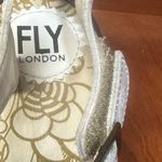 Fly London  Women's Wedge Sandals - Black, White, and Brown Photo 4