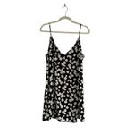 Reformation  Marlowe Mini Slip Dress Daisy Chain Black Sz XL Preppy coquette Y2K Photo 2