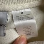 Alfred Dunner Cream Floral Embroidered Short Sleeve Top Shoulder Pad Y2K vintage Photo 3