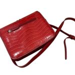 Red Bag Vintage Heart Detail Purse Crossbody Design Women’s Causal Square Style! Photo 1
