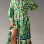 Anthropologie  Eleanora Long Sleeve Maxi Shirt Dress Photo 0