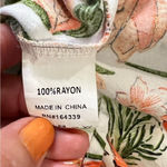 Petal and Pup Orange Floral Halter Cut Out Maxi Dress size 8 Photo 11