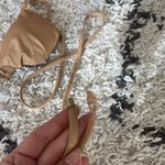 Vitamin A Sol Strappy Wrap Bikini Top in Golden Glow Metallic Photo 3