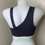 Fabletics  Sports Bra Black White Blue Strappy Or One Shoulder Size Small Photo 2