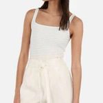 EXPRESS ✨ Shortie High Rise Linen Blend White  Sz Medium Shorts✨ Photo 0