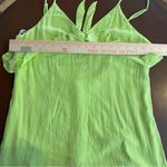 Lulus  Island Time Lime‎ Green ruffled midi dress beach vacation spring summer Photo 7