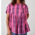 Free People NWOT Moon City Plaid Top Photo 2