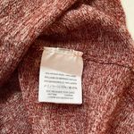 J.Crew Rust Orange Heathered Wool Linen Blend V-neck Sweater Photo 10