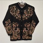St. Michael Vintage Embroidered Made in the UK Cardigan Photo 0