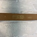 Carlisle  Belt Womens Small Beige Leopard Print Pony Hair Leather Trim Buckle S Photo 10