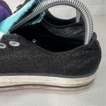 Converse All Star Black Sparkle Dual Tongue Women’s Shoe Size 8 SKU#24685 Photo 5