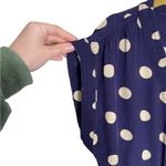 Madewell  Broadway and Broome Silk Blue Polka Dot Dress XS Photo 4