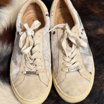 J/SLIDES Lacee Metallic Pony Sneaker Silver Size 6 Photo 0