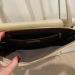 Vegan Leather Crossbody Purse Gold Photo 5