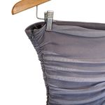 ZARA  Strapless Printed Tulle Dress In Ombré Grey Size Small 4661/200 Photo 4