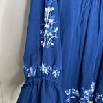 Roller Rabbit  Lotus Embroidery Juniper Dress in Blue Photo 4