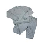 Rehab  - Beaded Star Cut Out Sweatshirt & Sweatpant Set in Gray Photo 3