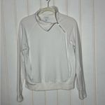 Evereve  Quarter Zip White Pullover Photo 6