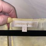 Love Shack Fancy Yellow Blue Floral Silk Blend Long Sleeve Ross Short Mini Dress 8 Photo 3