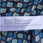 NWT Band of the Free Genevieve Teal Diamond Long Sleeve Mini Dress Mod 60's Vibe Size L Photo 8