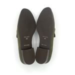 Vince Camuto Aliyana Leather Loafers Olive green Sz 9 preppy Chic Academia Photo 8