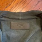BLANK NYC Olive Suede Drape Jacket Photo 5