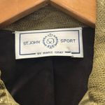 St. John Collection ST. JOHN Sport by Marie Gray Cactus Multi‎ Suede Leather Jacket Medium Photo 2