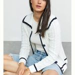 Maeve Anthropologie Nautical Sweater with Lighthouse Design Photo 0