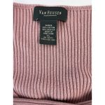 Van Heusen Womens Ribbed V Neck Sweater Dusty Rose Cotton Blend XL Photo 5