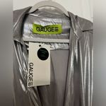 GAUGE81 Naha Metallic Mini dress Silver Size XS Photo 8