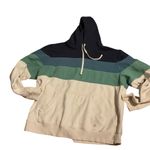 Marine layer Cream and Green Sweatshirt with Quarter-Zip Photo 0