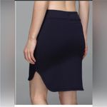 Lululemon City Skirt Luon Fabric Fitted Naval Blue , size 4 Photo 3