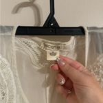 vintage arden b sheer white blouse with sequins detail size XS Photo 2