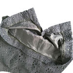 J.Crew Eyelet Skirt Size 6 Blue The Pencil Floral Print Short Office Siren Prep Photo 4