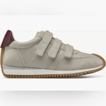 J Slides‎ NYC Lyla Sneakers Beige Leather Hook and Loop Gum Sole NEW NWOB Tan Size 8 Photo 1