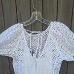 J.Crew White Eyelet Women's Top Photo 5