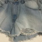 REWASH ‎ Blue Jean Shorts Distressed High-Waisted size 26. (256) Photo 1