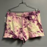 Wildfox Lounge Set Tie Dye Stars in Purple & White Sz L NWT Sweatshirt & Shorts Photo 8