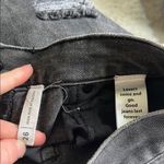 PacSun  Black High-Rise Straight Distressed Jeans Photo 7