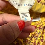 Urban Outfitters Silence + Noise  Crop Tube Top Yellow Red Floral Print Small Photo 4