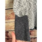 LL Bean Signature Sweater Dress Cotton Linen Cable Knit Mock Neck Women Small Gray Photo 1