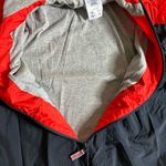 Adidas Vintage Size Medium Red Blue Embroidered Logo Jacket Hooded America Photo 8