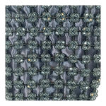 Beaded Silver Gray Cinched Evening Bag Purse Shoulder Crossbody Sparkly‎ Photo 3