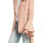 Free People women’s small flared sleeved linen blazer Photo 0
