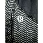 Lululemon  Speed Crop Giant Herringbone Black Heathered Black size 6 Photo 6