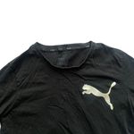 Puma Women’s Black Long Sleeve Logo Top Size Small | Athletic Streetwear Casual Photo 1