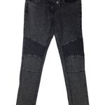 LF Carmar Moto Skinny Acid Wash Jeans Charcoal Size 26 NWT Photo 0