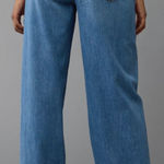 American Eagle  Dreamy Drape Stretch Super High-Waisted Baggy Wide-Leg Jean, 2S Photo 0